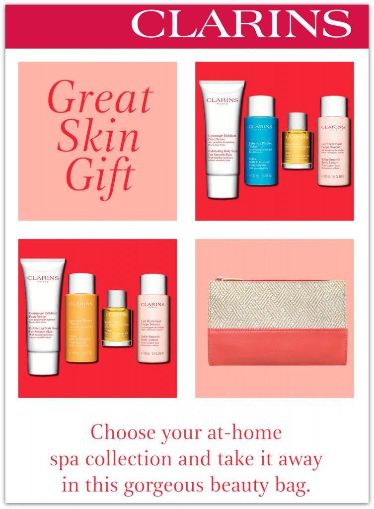 Free At Home Spa Collection Margaret Balfour Clarins Beauty Salon And Day Spa Sherborne Dorset