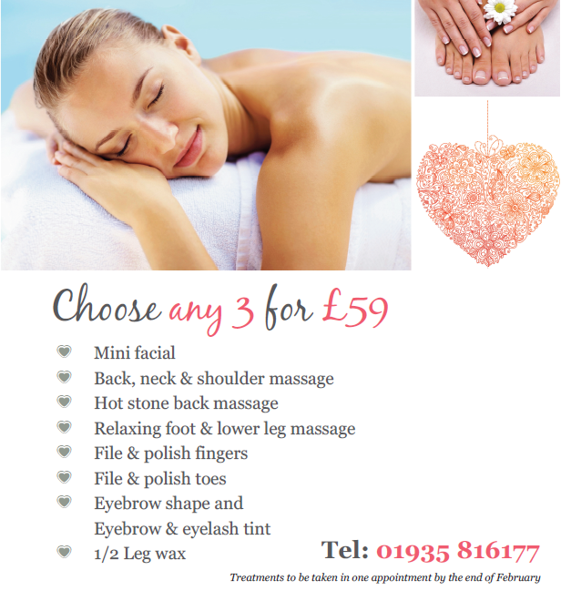 3 Treatments For £59 Offer Margaret Balfour Clarins Beauty Salon And Day Spa Sherborne Dorset